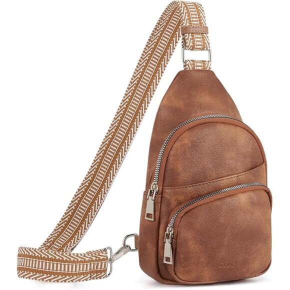 Small Sling Bag for Women, Vegan Leather Fanny Pack Crossbody Bags - Picture 7 of 7